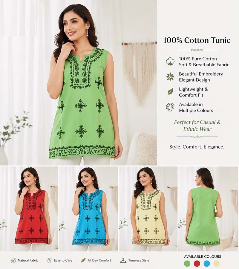 Cotton Fabric Tops  GC-AP-1662