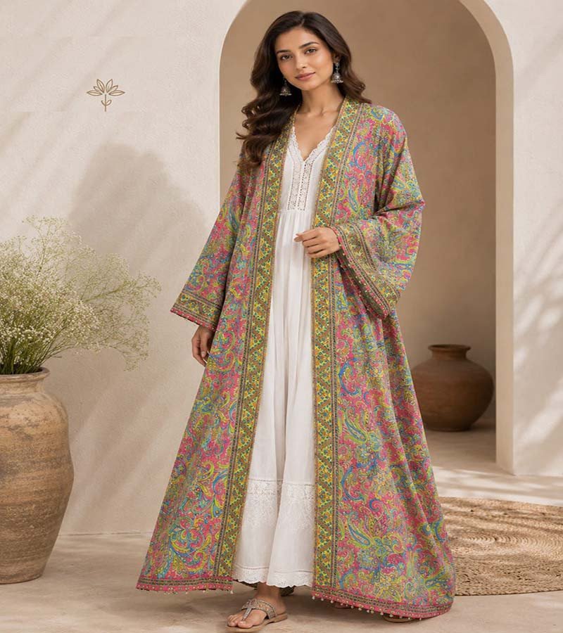 New Sari Fabric Kimono  GC-AP-1680