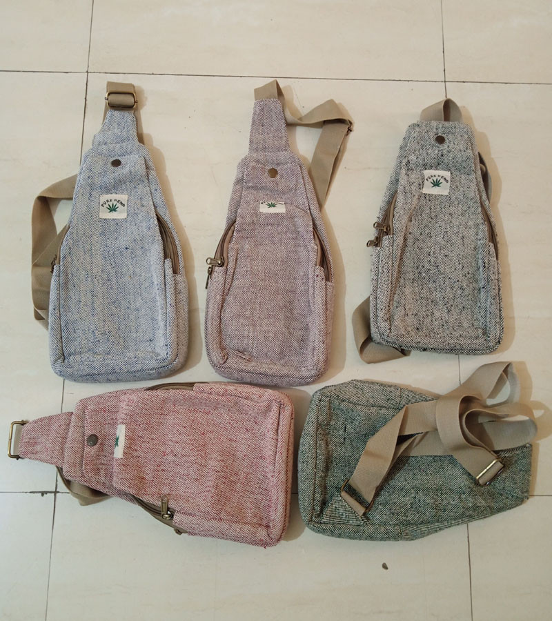 Natural Hemp Bags And Back Pack GC-BG-827