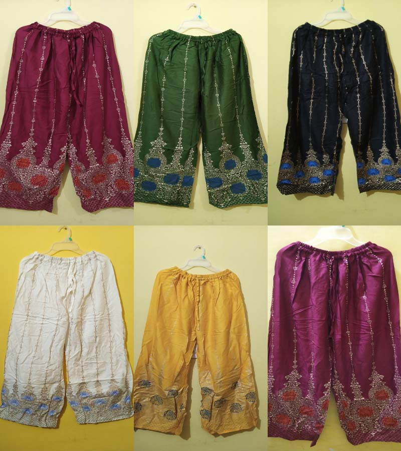 Rayon Gold Print Palazzo GC-AP-325