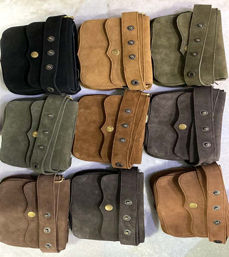 Leather Money Belt Bags Mix colors GC-BG-883