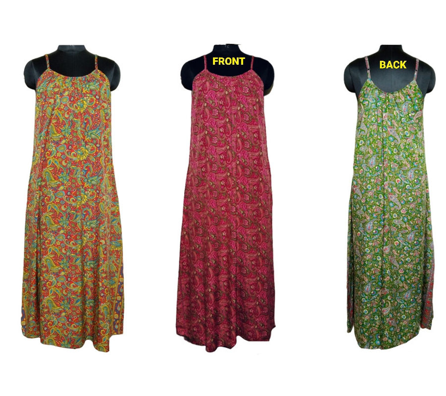 70%Silk 30%Rayon Dress GC-AP-1145