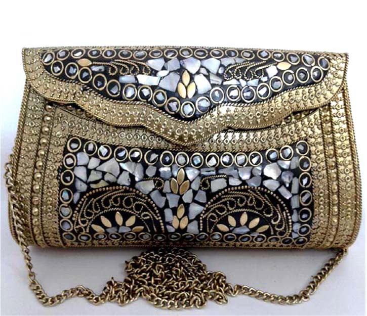 Bohemian Style Ladies Fashion Metal Purses GC-BG-566