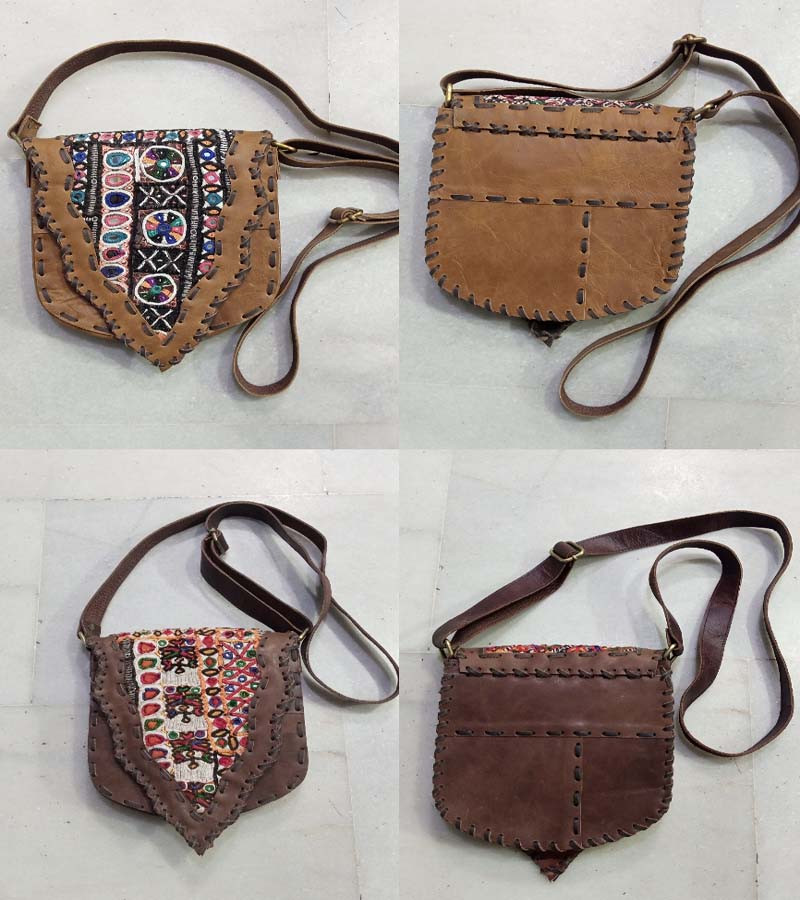 Bohemian Fashion Embroidery Patch Leather Bags GC-BG-729