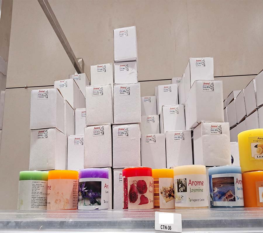 Aroma Candles   Wax Organic Aroma Candles for Gifting & Home GC-CND-101