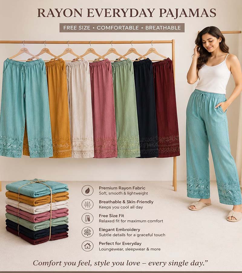 Ladies Rayon Fabric Trouser  GC-AP-1675