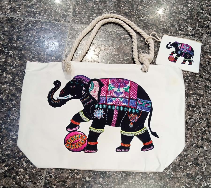 Cotton Print Women Fashion Bag GC-BG-594