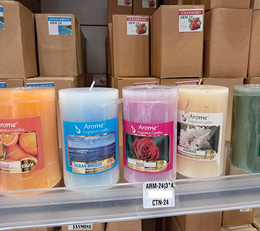 Aroma Candles   Wax Organic Aroma Candles for Gifting & Home GC-CND-104