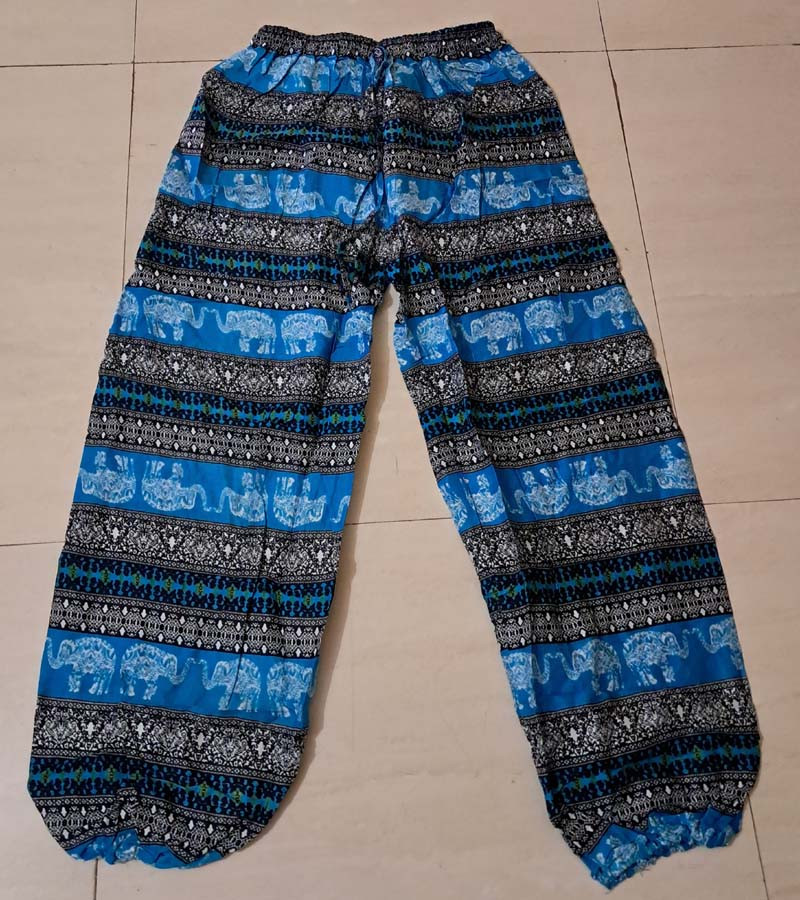 Rayon Elephant Print Trouser GC-AP-1327 Man's And Women Use