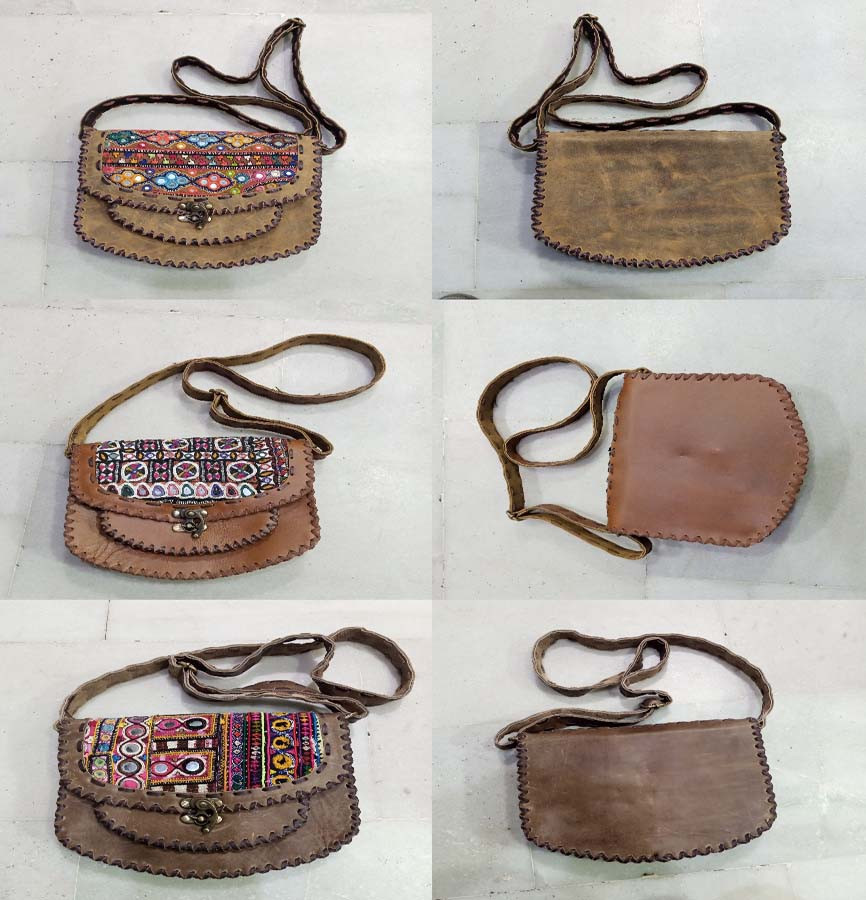 Bohemian Fashion Embroidery Patch Leather Bags GC-BG-730