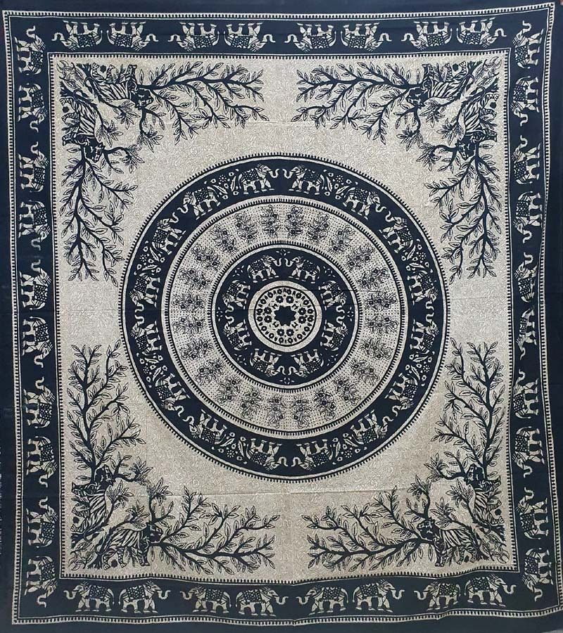 Home Decor Cotton Fabric Double Bedsheets GC-TPDB-162 Size (210cmX240cm)