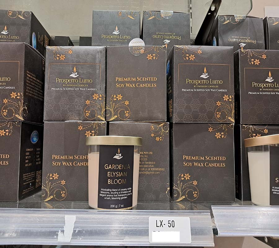 Aroma Candles   Wax Organic Aroma Candles for Gifting & Home GC-CND-106