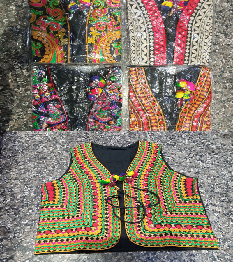 Embroidery Work Cotton Fabric Jacket For Women's  GC-AP-1198