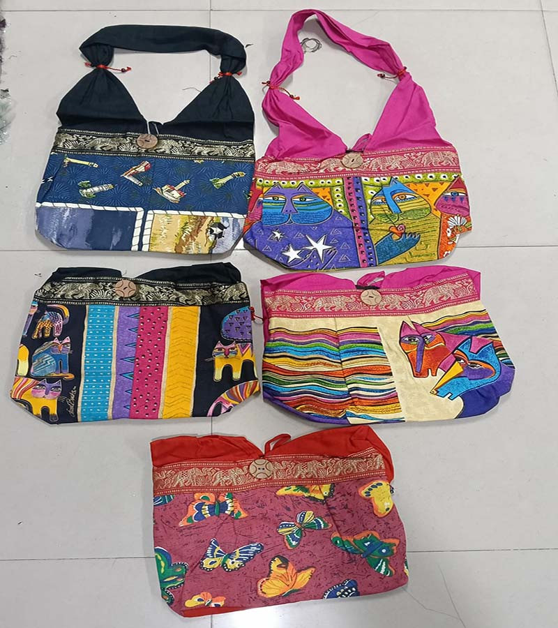 Ladies Fashion  Cotton Fabric Bags GC-BG-1027