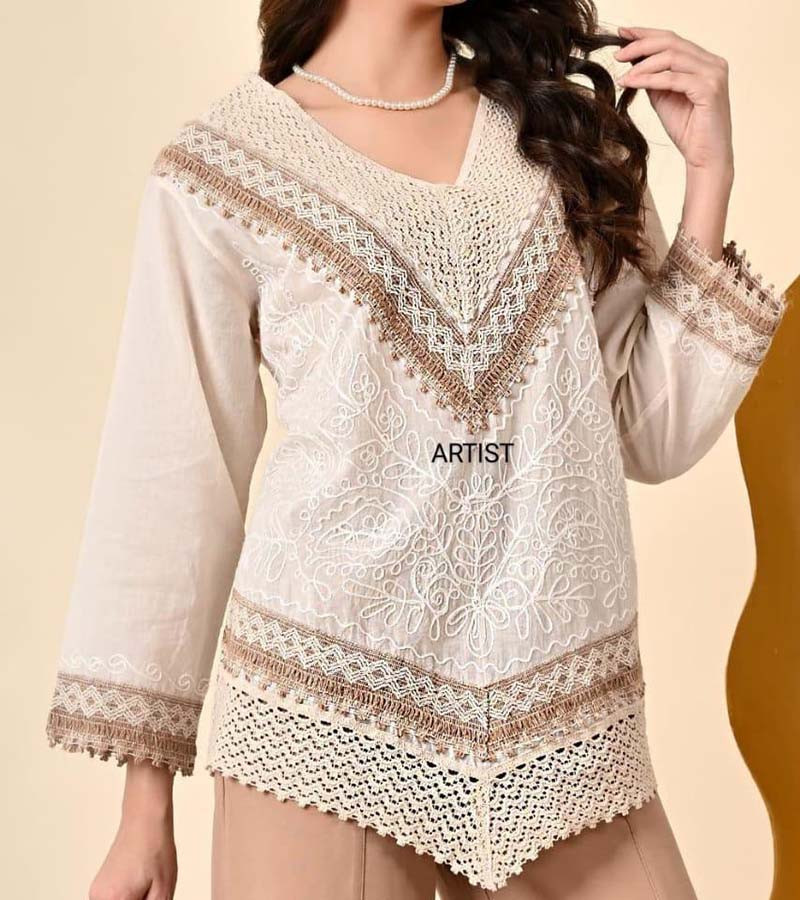 Cotton EMBROIDERY Top GC-AP-1589