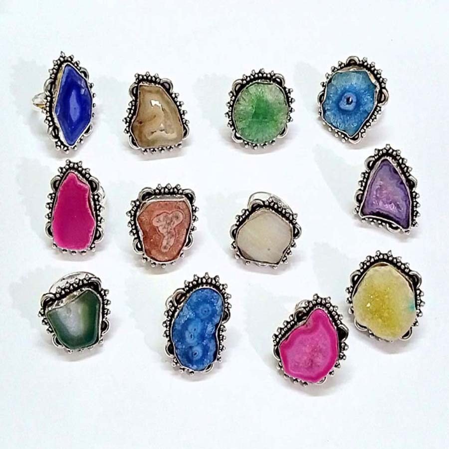 Stone Beads GS Metal Alloy Fashion  Rings GC-RG-141