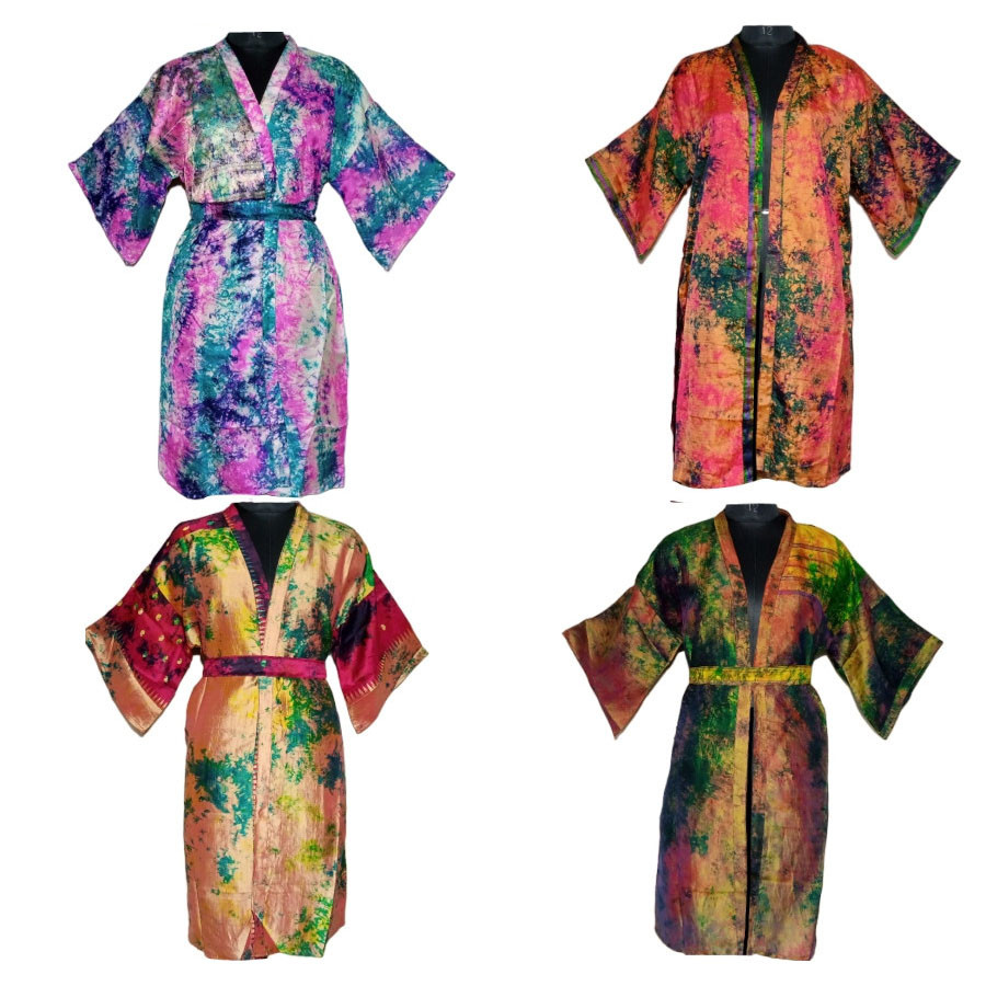 Silk Short Kimono GC-AP-1153