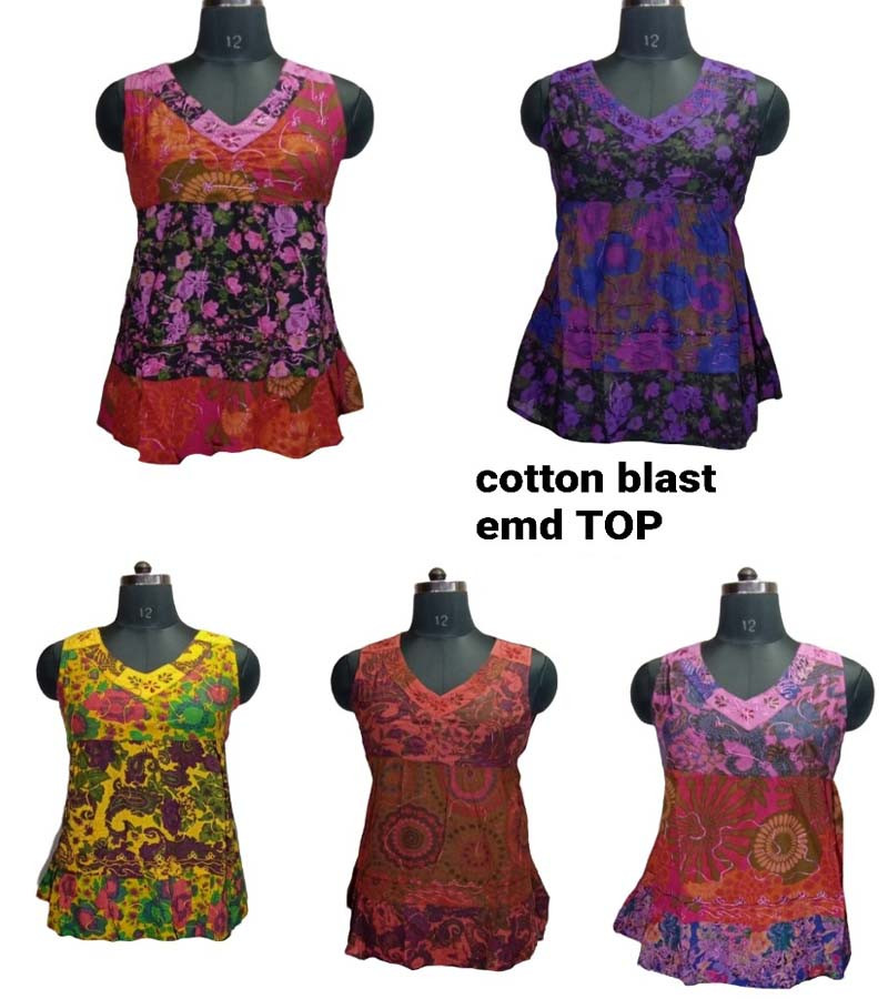 Cotton Embroidery Work Tops  GC-AP-1246