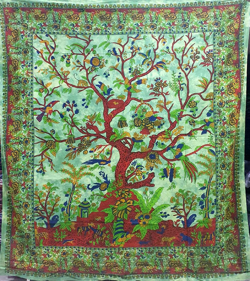Home Decor Cotton Fabric Double Bedsheets GC-TPDB-114 Size (210cmX240cm)