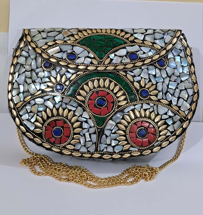 Boho Style Ladies Fashion Metal Purses GC-BG-1105