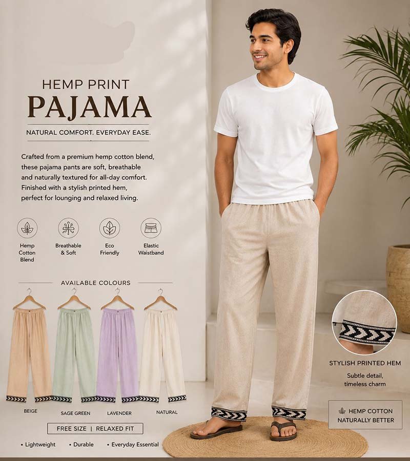 Hemp Fabric Trouser  GC-AP-1677