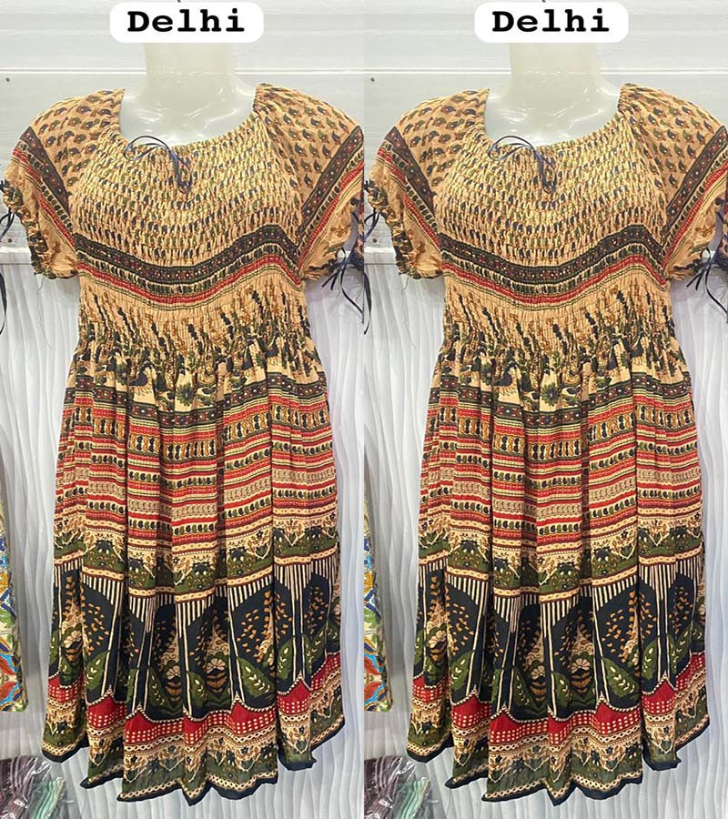 Rayon Print  Dress  GC-AP-1368