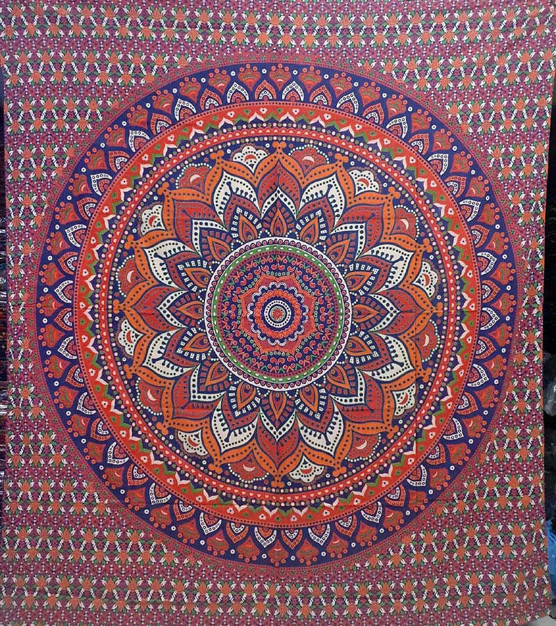 Home Decor Cotton Fabric Double Bedsheets GC-TPDB-102 Size (210cmX240cm)