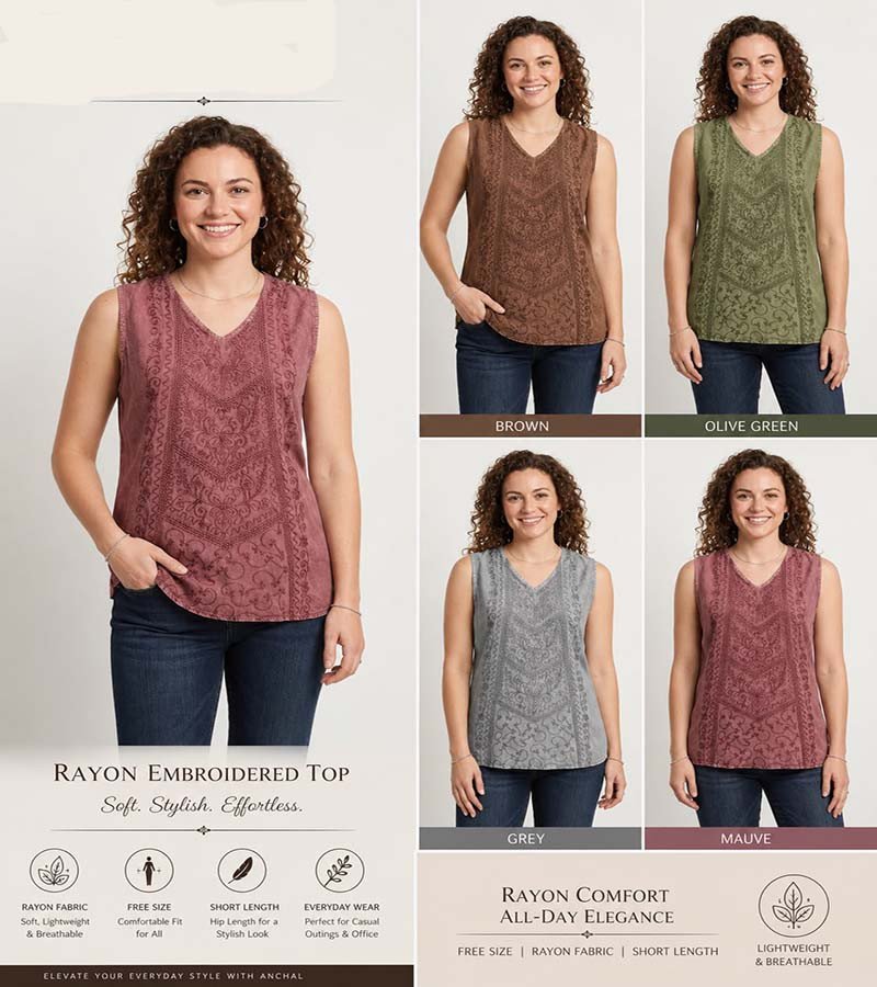 Cotton Fabric Tops  GC-AP-1664