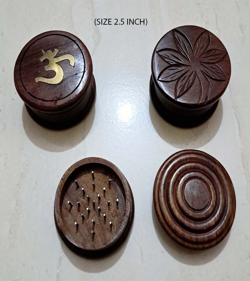 Wooden Grinder GC-HCI-123 Size (2.5 inch)