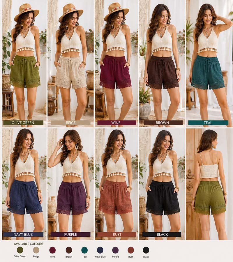 Rayon Fabric Shorts GC-AP-1670