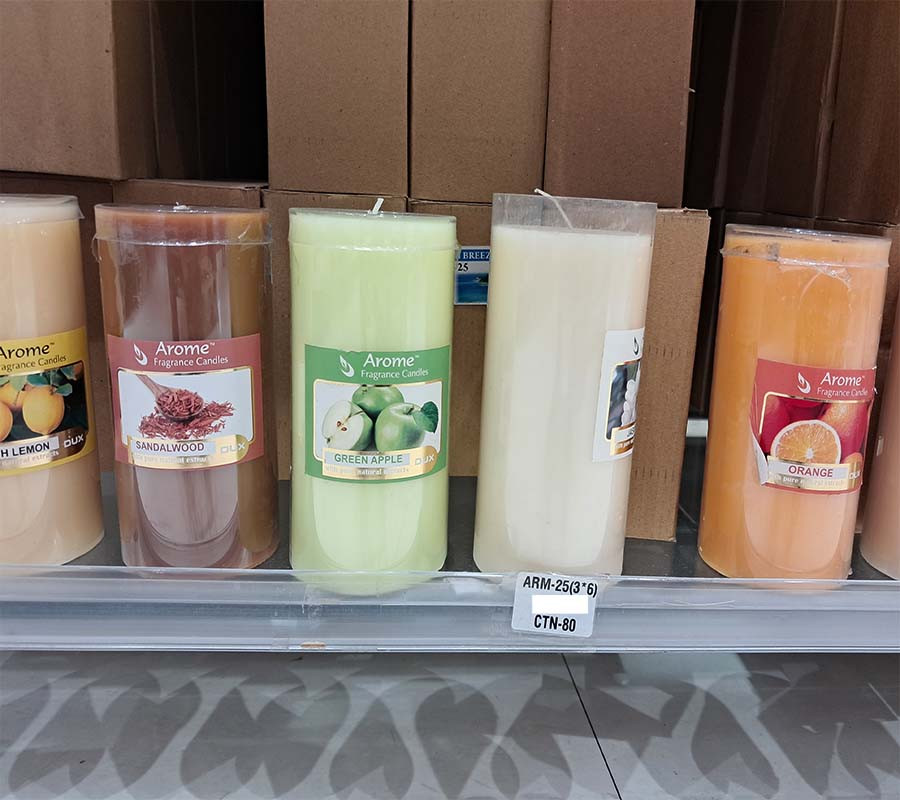 Aroma Candles   Wax Organic Aroma Candles for Gifting & Home GC-CND-103