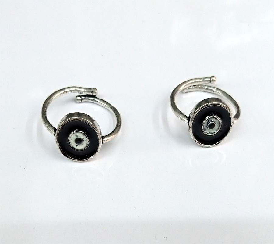 Evil Eye  Bead Brass Metal Rings  GC-RG-239